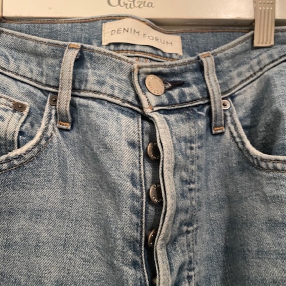 Aritzia Denim Forum High Rise Women Jeans - Light Blue 28 - Picture 6 of 10